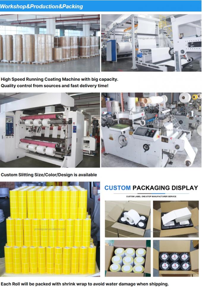 Thermal Adhesive Labels Roll Self-Adhesive Red Border Blank Pricing ...