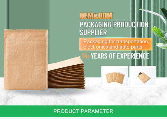 Durable Honeycomb Paper Mailer Eco Friendly Padded Mailers Customizable