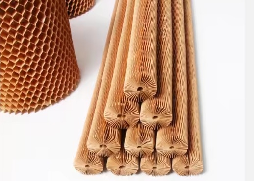 Shockproof Honeycomb Paper Sleeve Custom Size 100% Recycled Paper Sleeve