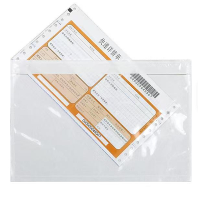 Transparent Packing List Envelope Waterproof Packing List Pouch Dustproof