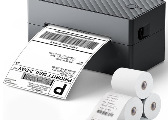 Economic Self-Adhesive Thermal Adhesive Labels 102mmx76mm Transfer Shipping 4x3