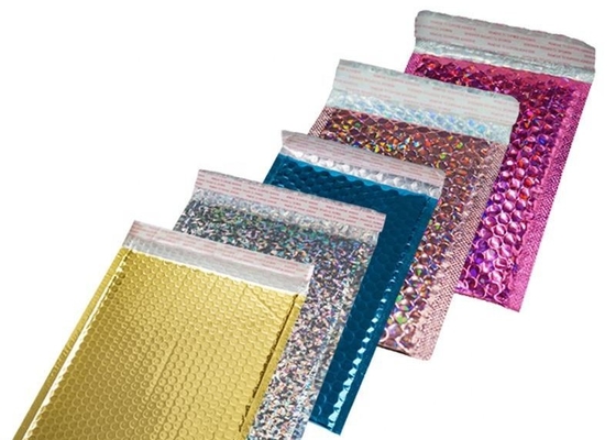 Aluminum Coated Bubble Mailing Bag Thickened Shockproof Self-Sealing For Shipping