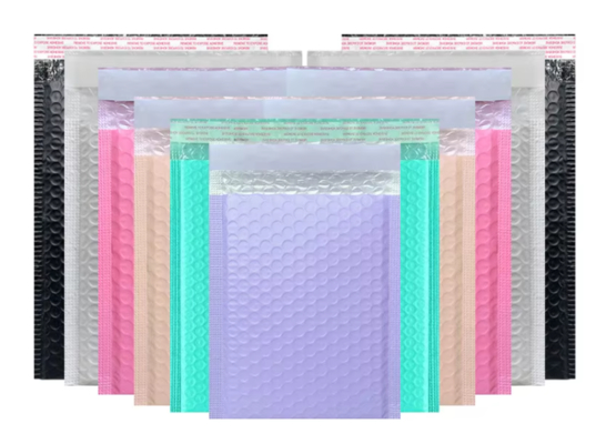 Waterproof Poly Bubble  Mailing  Bag  Shockproof  Customizable Size