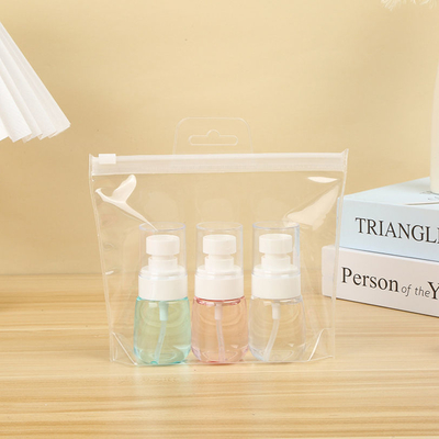 Tear-Resistant Transparent Self-Sealing CPE Zipper Bag Soft For Cloth Package