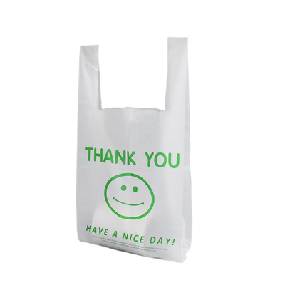 Corn Starch Biodegradable T-Shirt PLA Plastic For Vest Compostable Mailing Bag