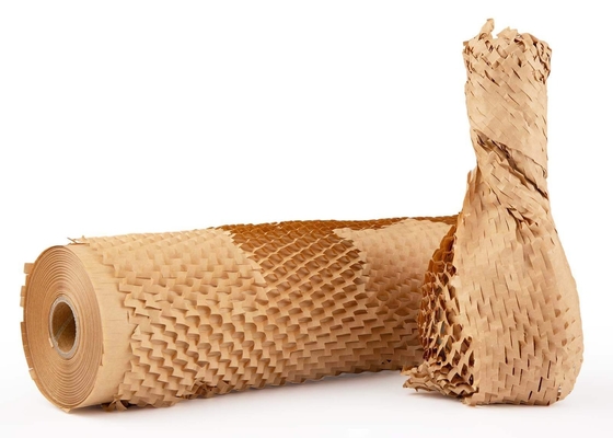 100% Biodegradable Paper Wrapping Roll 80g Brown Wrapping Paper Roll Eco Friendly