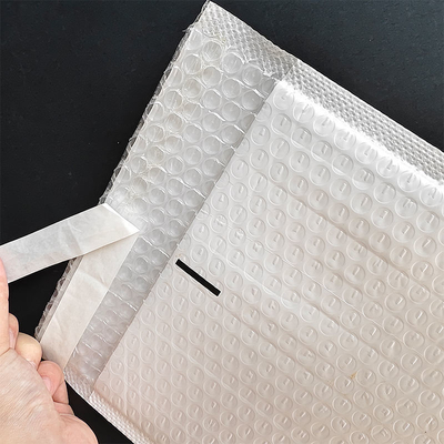 White Plastic Pearlescent Film Bubble Mailing Bag Self-Adhesive Waterproof Custom Size