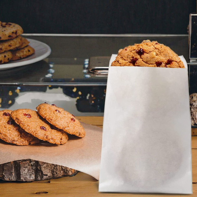Eco Friendly Glassine Food Storage Bags Disposable Glassine Cookie Bags For Packing Items