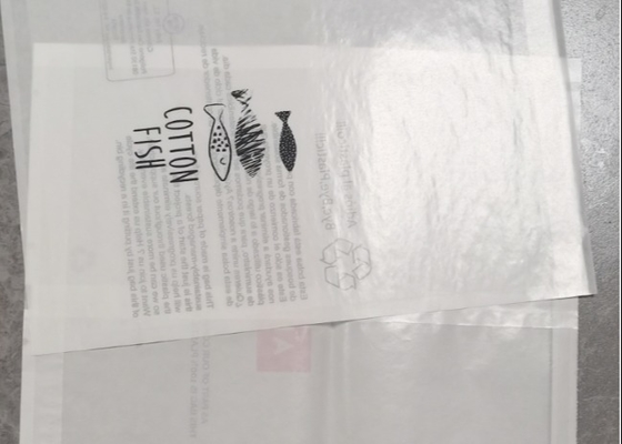 40gsm Glassine Paper Bag Self Adhesive Gusseted Glassine Bags Recyclable