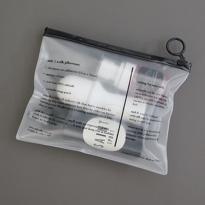 Customized Clothing Size CPE Zipper Bags High Quality Frosted Packaging Bags