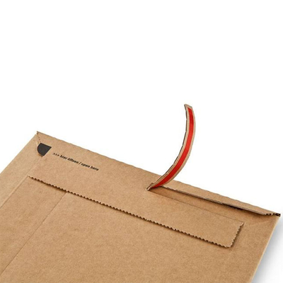 Printable Custom Side Gusset Cardboard Envelope Mailer Rigid Paper Mailing