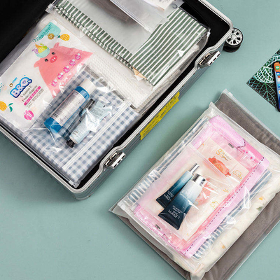 Custom  Size CPE Zipper Bags High Quality Transparent Packaging Bags