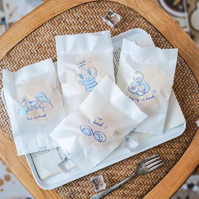 Self Adhesive Glassine Paper Bag Greaseproof Printed Glassine Bags Food Grade