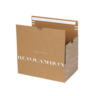 Custom Cardboard Envelope Mailer Carton Zipper Strip  Adhesive Tear Strip