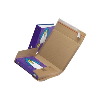Custom Eco-Friendly Cardboard Envelope Mailer Cover Self Seal Zipper Mailer Box