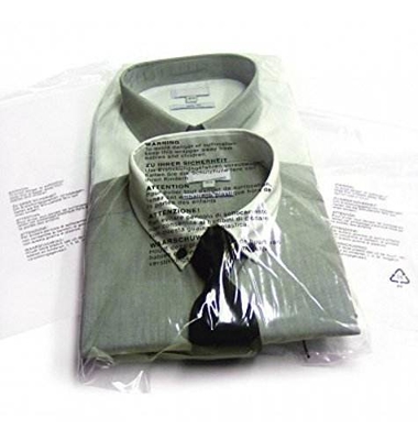 Transparent CPE Clothing Zipper Bag  Seal Bag for  Clothing Packaging with Zipper Lock
