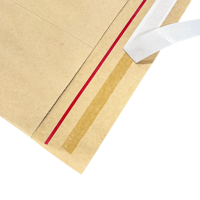 Durable Kraft Compostable Bags Recyclable Bottom Gusseted Bags Disposable With Adhesive Seal