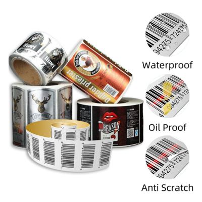 涙抵抗性熱接着ラベルは、小売価格のためのカラーファースト
