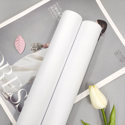 Soft Paper Wrapping Roll Recyclable White Tissue Paper Roll Flexible Length