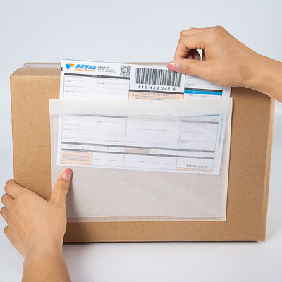 Biodegradable Invoice Enclosed Envelope Translucent Packing List Enclosed Pouches
