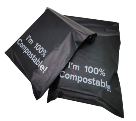Recyclable Compostable Mailing Bag PLA Eco Friendly Parcel Bags Matte