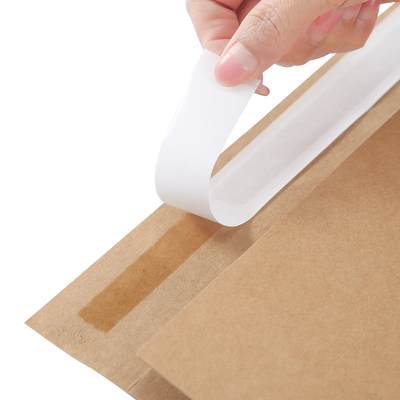 Large Kraft Paper Bag Peel And Seal Kraft Mailer Bags Expandable With Side Gusset
