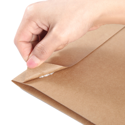 Large Kraft Paper Bag Peel And Seal Kraft Mailer Bags Expandable With Side Gusset