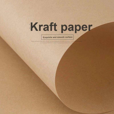 Customized Size Kraft Paper Durable Paper Wrapping Roll And Sheet Single Side Coating