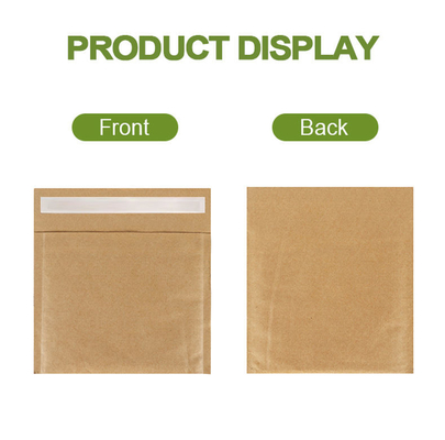 Brown Black Recycled Padded Mailer Durable Courier Paper Bags