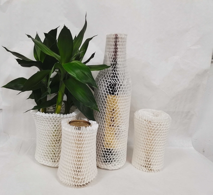 Degradable Honeycomb Kraft Wrapping Paper Sleeve For Cushioning Bottle Packing Material