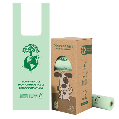 Compostable Mailing Bag PLA Material Flexiloop Handle Customizable Color And Size