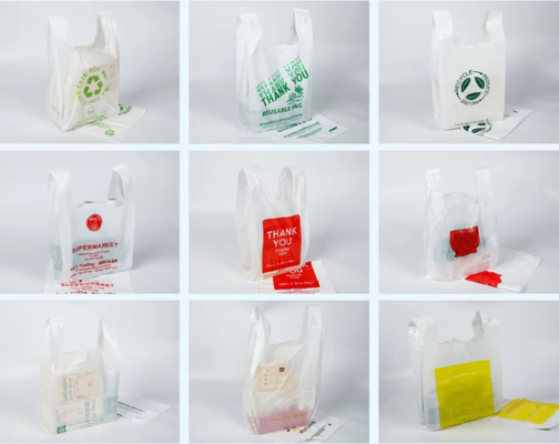 Flexiloop Handle Compostable Mailing Bags Easy to Carry and Environmentally Friendly