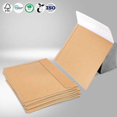 A3 A4 Size Rigid Brown Do Not Bend Kraft Paper Cardboard Envelope Mailer