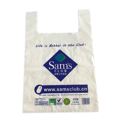Customizable Compostable Mailing Bag Matte PLA Compostable Bags Eco Friendly With Flexiloop Handle