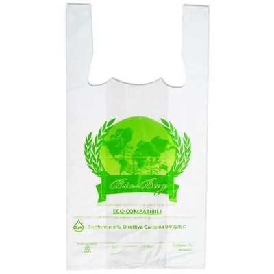 Flexiloop Handle Compostable Mailing Bag with Custom Printing PLA and PBAT Material Structure