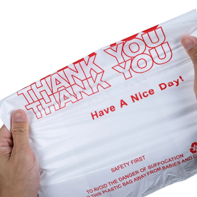 Flexiloop Handle Compostable Mailing Bag with Custom Printing PLA and PBAT Material Structure