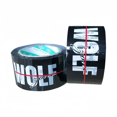 Waterproof Custom Carton Sealing Tape Single Sided BOPP Printed Tape With Logo