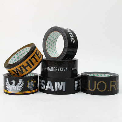 Waterproof Custom Carton Sealing Tape Single Sided BOPP Printed Tape With Logo