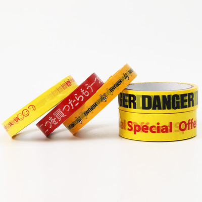 Waterproof Custom Carton Sealing Tape Single Sided BOPP Printed Tape With Logo