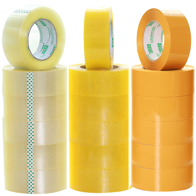 Plastic BOPP Packing Tape Low Noise Self Adhesive Waterproof Tape Transparent