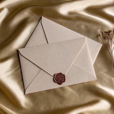 Tear Resistant Kraft Paper Envelopes Brown / White Invitation Card Envelope For Gift Use