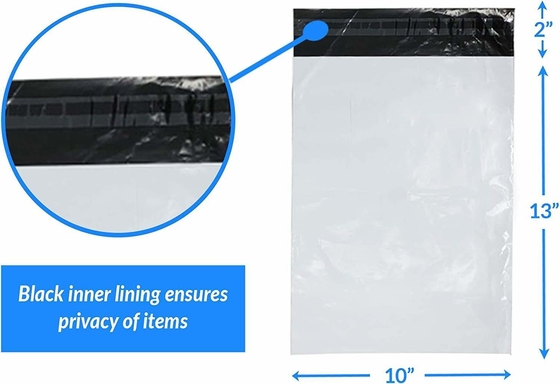 Lightweight White Poly Mailers Biodegradable Eco Friendly Poly Mailer