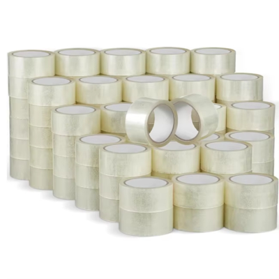 Acrylic BOPP Adhesive Tape Custom No Low Noise Packaging Tape Clear With Logo