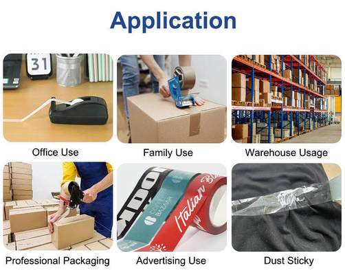 Durable Bopp Packing Tape Colored Adhesive BOPP Tape With Strong Adhesion
