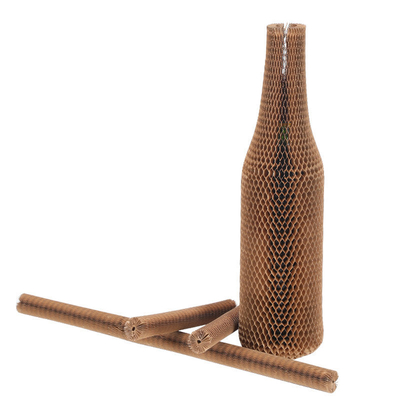Eco Honeycomb Paper Sleeve Degradable Honeycomb Paper Rolls Anti Collision For Protective Fragile Goods