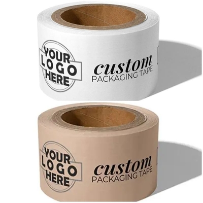 ODM OEM Custom Water Activated Packing Tape Self Adhesive Kraft Paper Packing Tape