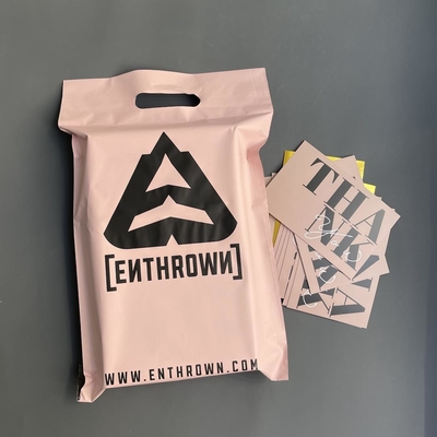 Lightweight Poly Mailer Bag Biodegradable Custom Printed Poly Mailer Rigid With Handle