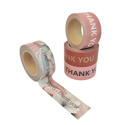 Single Sided Custom BOPP Tape Eco Friendly Kraft Self Adhesive Paper Waterproof