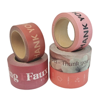 Single Sided Custom BOPP Tape Eco Friendly Kraft Self Adhesive Paper Waterproof