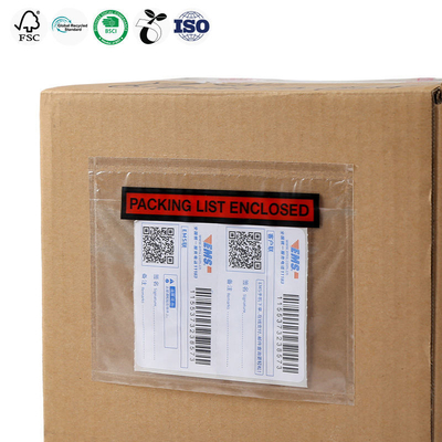 Eco Friendly Packing List Envelope Waterproof Shipping Label Envelopes Clear For Sustainable Packaging